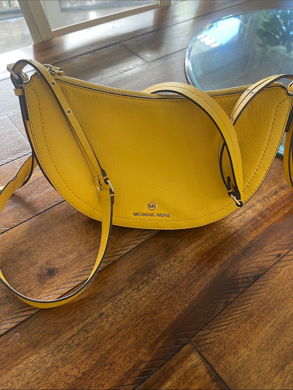 Michael Kors Camden Convertible Messenger Bag sunflower yellow